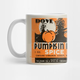 Vintage Pumpkin Spice Label Mug